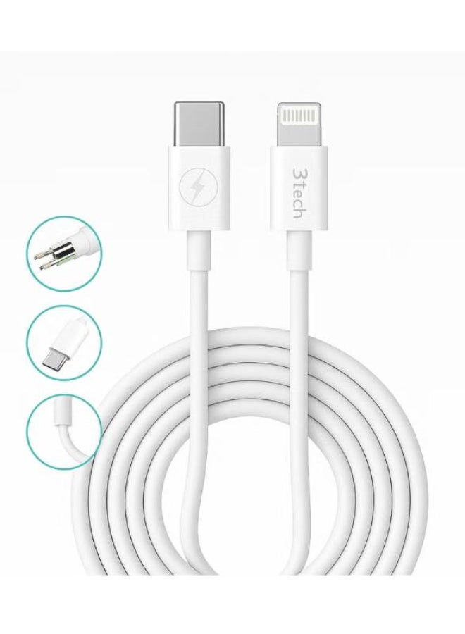 كابل 3Tech من النوع C إلى كابل الإضاءة TL300